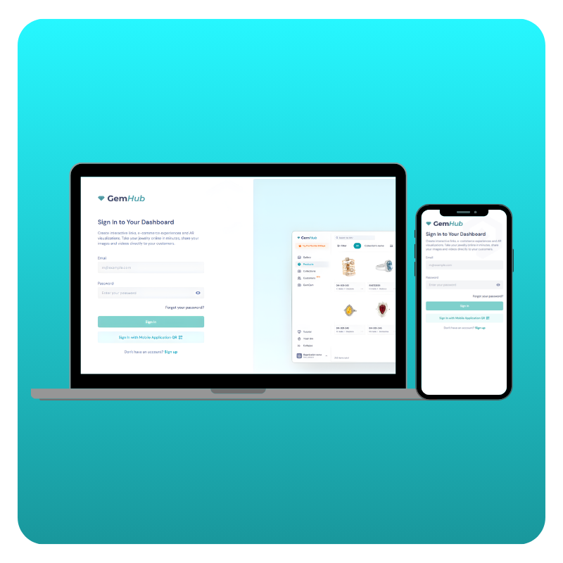 GemHub desktop app interface