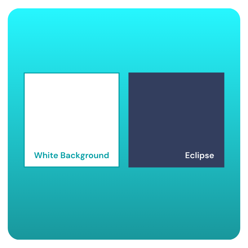 White & Eclipse background cloth