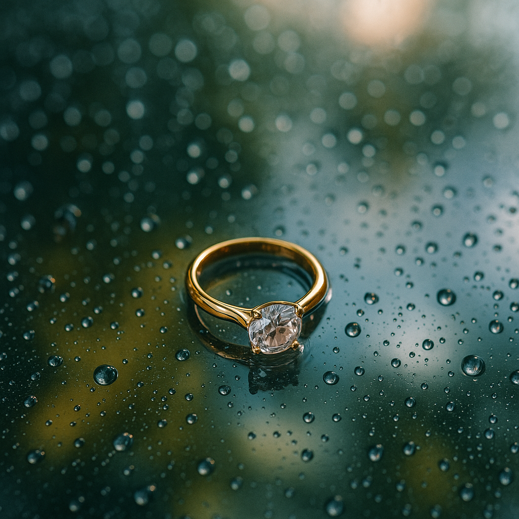 Rain-Soaked Glass - Rings