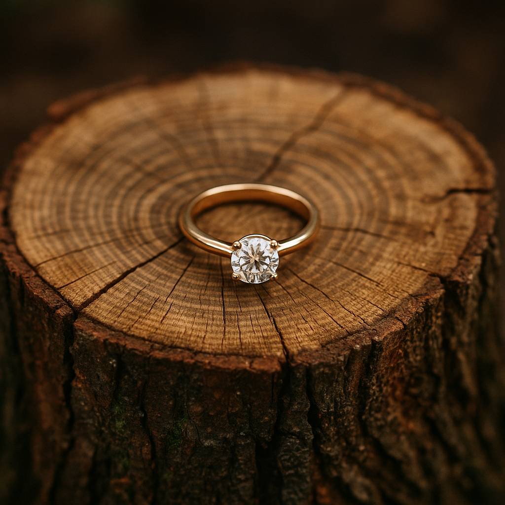 Rustic Tree Stump - Rings