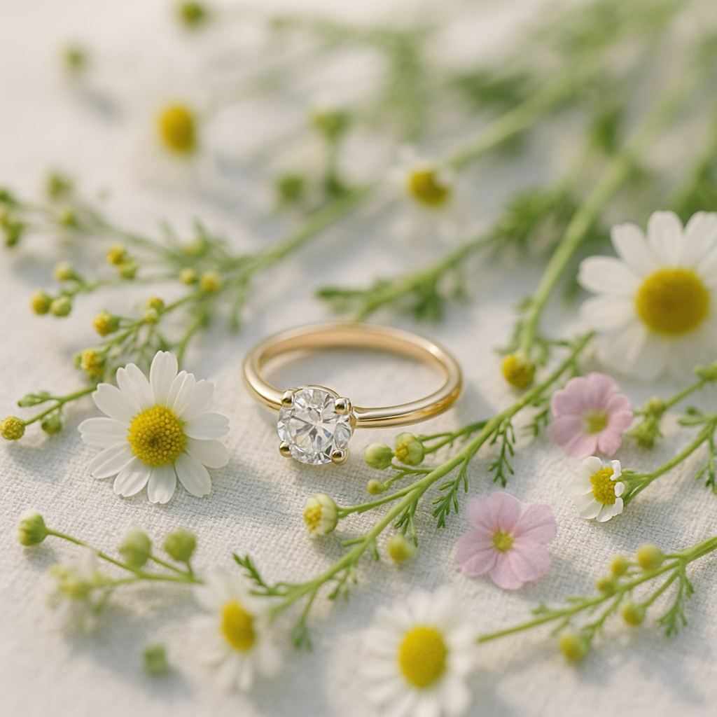 Wildflowers in Soft Focus - Rings